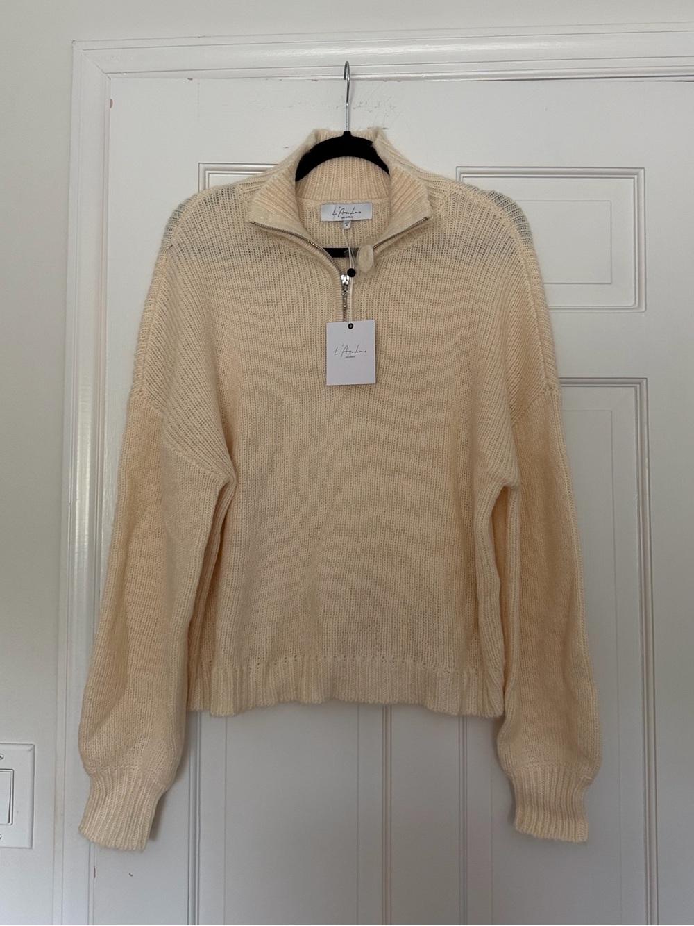 NWT Lacademie Quarter Zip Sweater